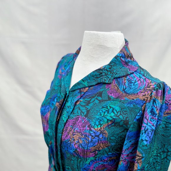 SOLD Retro Career Office Dress, Matching Belt - Picture 3 of 10